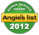 2012 Angie's List Super Service Award