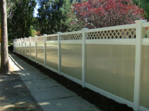 Photo: All-Weather Vinyl Fence