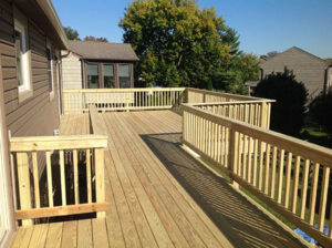 wooden deck