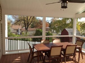 beautiful screened porch