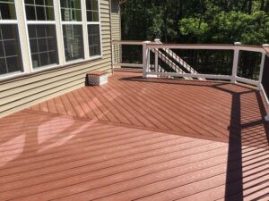 diagonal plank deck