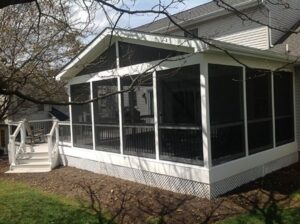 Screened Porch Freedom Fence