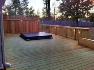 Putting a Hot Tub on a Wood Deck